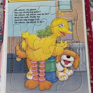 Big Bird and Dog Puzzle Sesame Street